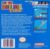 Super Mario Bros Deluxe Box Art Back